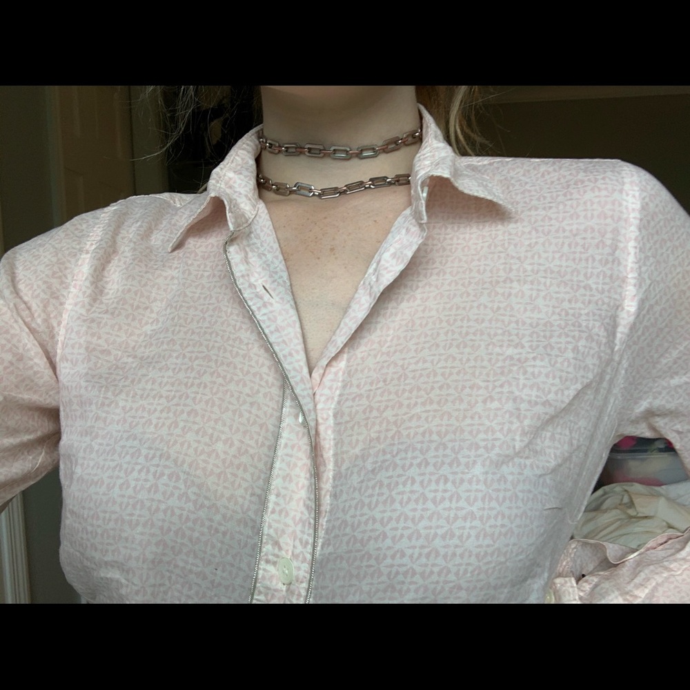 J. Crew Button Up Collared Blouse - image 6